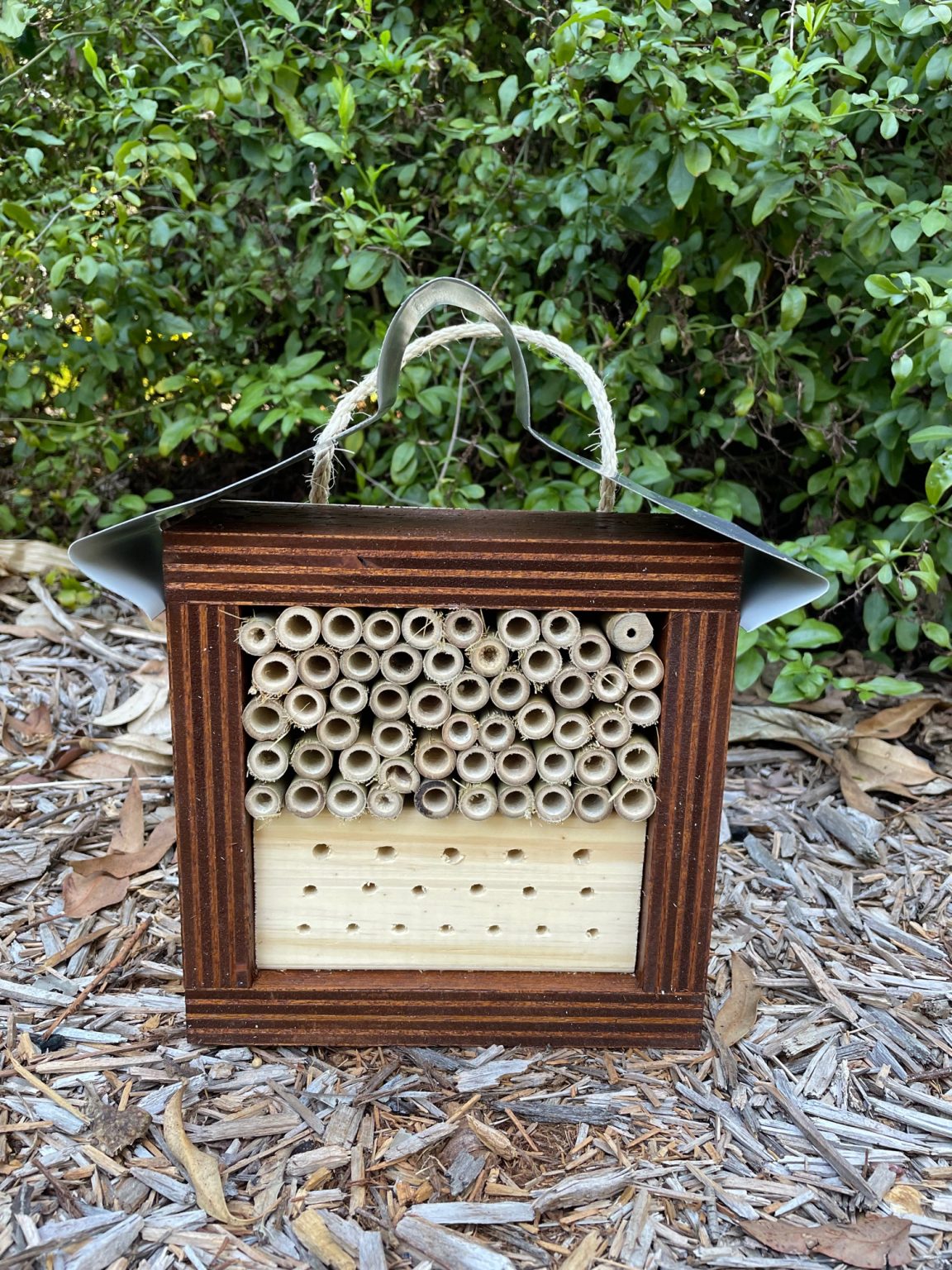 Australian Insect Homes Australian Ladybird and Insect House Stained Solitary Native Bee Hotel ...