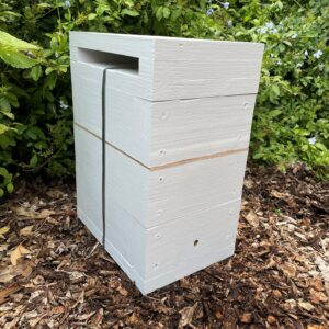 Zabel Style Empty Triple Storey Bee Box Complete with Honey Box and Hive Lock