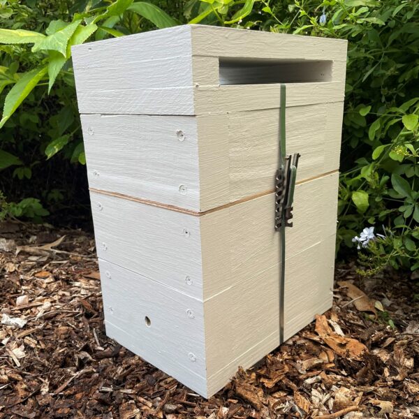 Zabel Style Empty Triple Storey Bee Box Complete with Honey Box