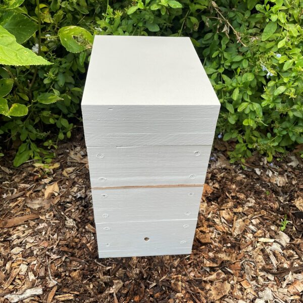 Zabel Style Empty Triple Storey Bee Box Complete with Honey Box