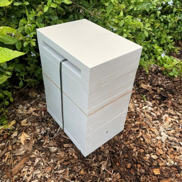 Zabel Style Empty Triple Storey Bee Box Complete with Honey Box
