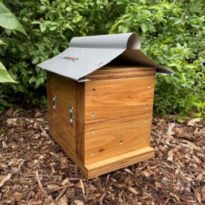 OATH Beehive Box Hive 50mm Cypress Pine Dressed Clear Coat